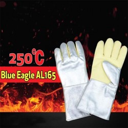 Găng tay bằng vải Acrylic tráng nhôm chịu nhiệt Blue Eagle AL165 thumb