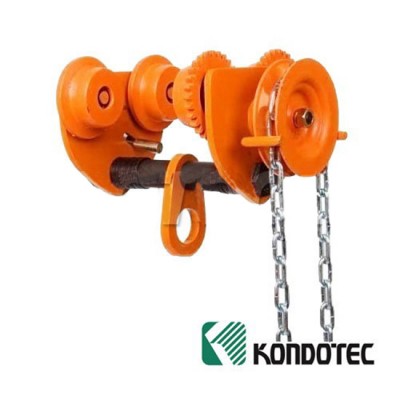 Con chạy kéo palăng 10 tấn có xích KONDOTEC KT-GT10