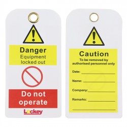 Thẻ khóa cảnh báo an toàn PVC LOCKEY LT01 thumb