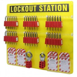 Trạm khóa gắn tường treo được 36 ổ khóa LOCKEY LK14 thumb