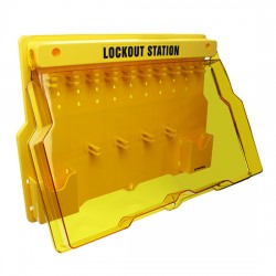 Trạm khóa nhựa treo tường có mái che với 14 vị trí móc khóa LOKEY LS02 thumb