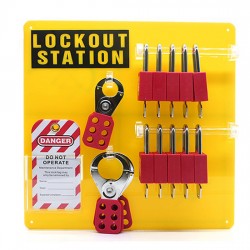 Trạm khóa gắn tường treo được 10 ổ khóa LOCKEY LK12 thumb