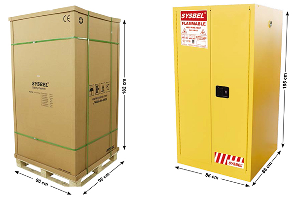 Tủ lưu trữ chất lỏng dễ cháy 60 gallon Sysbel WA810600 2