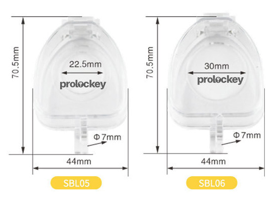 Khóa an toàn công tắc xoay 22mm PROLOCKEY SBL05 2