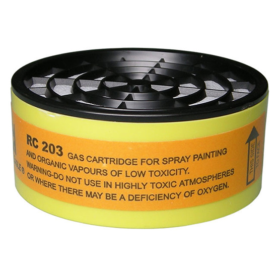 Hộp lọc hóa chất RC203 sử dụng cho sơn phun và hơi hữu cơ có độc tính thấp