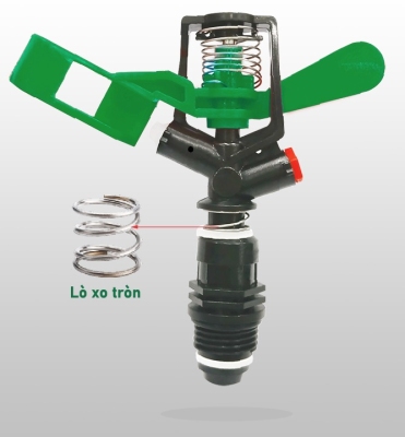 Béc cánh đập chuồn chuồn 3 tia kiểu Taiwan ren ngoài 21 BB-822-3T