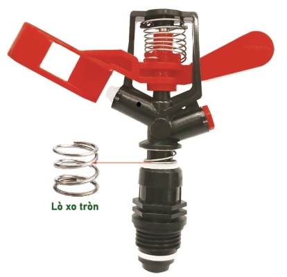 Béc cánh đập chuồn chuồn 3 tia kiểu Taiwan ren ngoài 21 BB-822-3T