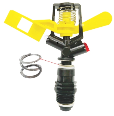 Béc cánh đập chuồn chuồn 3 tia kiểu Taiwan ren ngoài 21 BB-922-3T