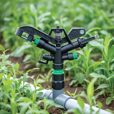 Béc Cánh Đập 4 Tia Tưới Phun Mưa 360 Độ Bán Kính 20m BB-9044 SUPER