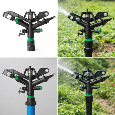 Béc Cánh Đập 4 Tia Tưới Phun Mưa 360 Độ Bán Kính 20m BB-9044 SUPER