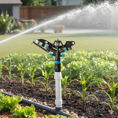 Béc Cánh Đập 4 Tia Tưới Phun Mưa 360 Độ Bán Kính 20m BB-9045