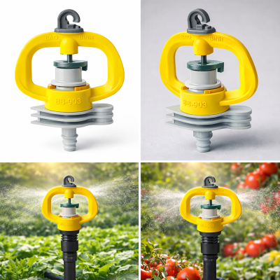 Béc nhỏ bọc inox thân xoay có phe tháo rời đuôi 6 ly có gờ FE903Z