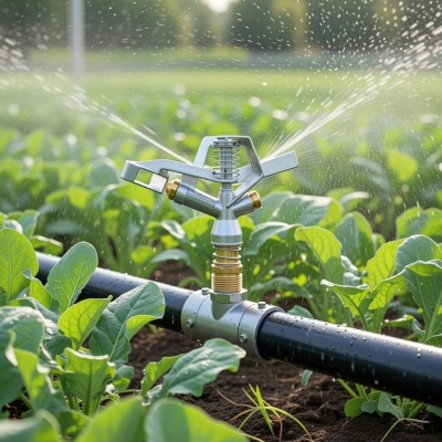 Béc nhôm cánh đập phun mưa 2 tia ren ngoài 27 ZY1