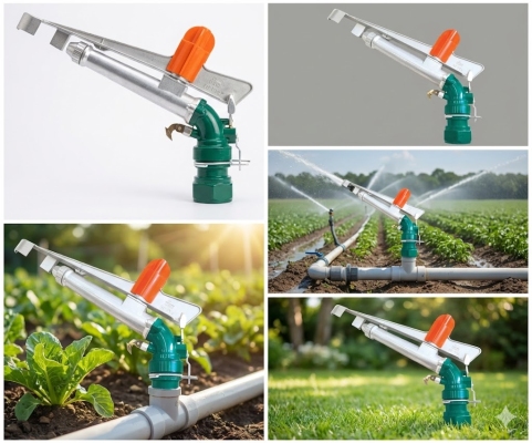 Béc súng cánh đập chỉnh góc xoay 360 độ ren trong 49mm B-30PY2