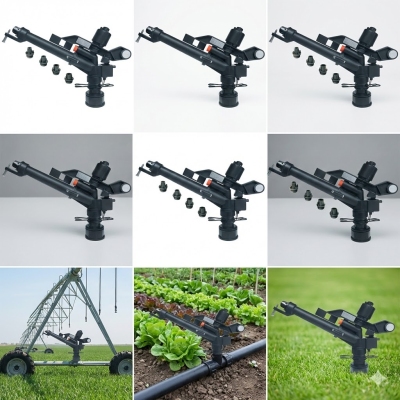 Béc súng cánh đập chỉnh góc xoay 360 độ ren trong 49mm BB-9160