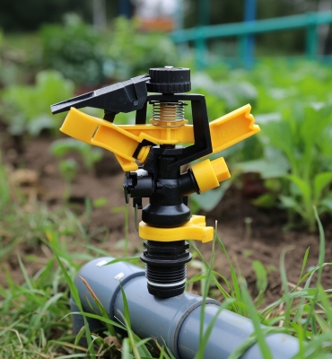 Béc tưới cánh đập nhỏ 1 hoặc 2 tia chỉnh góc xoay 360 độ ren ngoài 27mm BB-127A