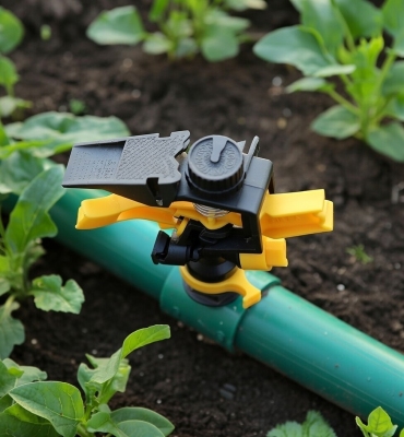 Béc tưới cánh đập nhỏ 1 hoặc 2 tia chỉnh góc xoay 360 độ ren ngoài 27mm BB-127A