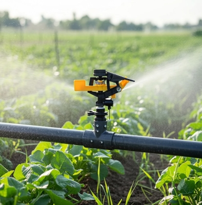 Béc tưới cánh đập chỉnh góc xoay 360 độ kiểu Taiwan ren ngoài 21mm B-121V