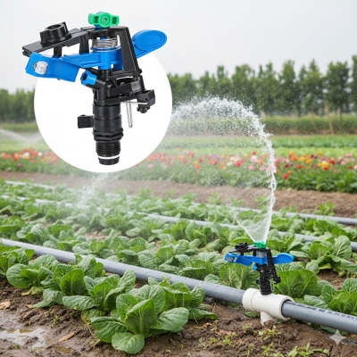 Béc tưới cánh đập nhỏ chỉnh góc xoay 360 độ ren ngoài 21mm BB-914