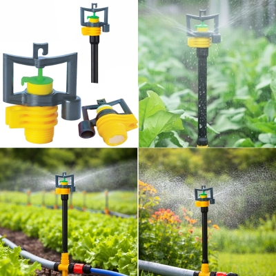 Béc tưới phun sương bù áp có cục xoay chỉnh góc ren ngoài 17mm BA-93