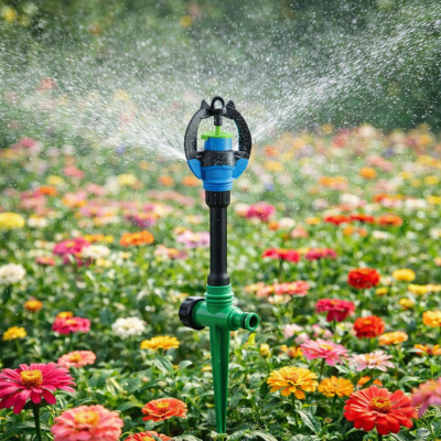 Béc tưới phun sương bù áp chỉnh góc xoay 360 độ ren ngoài 17&21mm BA-20