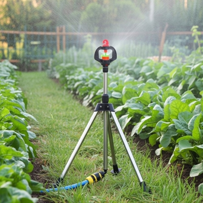 Béc tưới phun sương bù áp xoay 360 độ chỉnh góc ren ngoài 17mm BB-909BAG