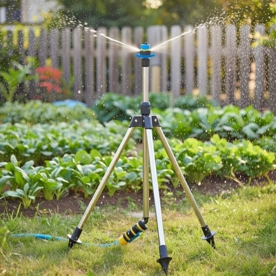 Béc tưới phun sương bù áp xoay 360 độ chỉnh góc ren ngoài 17mm FE-909BA