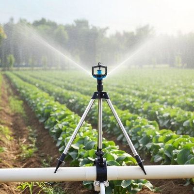 Béc tưới phun sương bù áp xoay 360 độ chỉnh góc ren ngoài 17mm FE-917BA