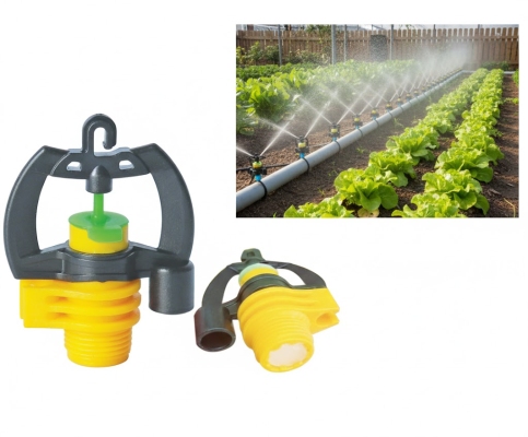 Béc tưới phun sương bù áp có cục xoay chỉnh góc ren ngoài 17mm BA-92