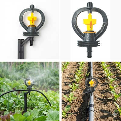 Béc thân xoay 2 tia có phe tháo rời đuôi 8-10 ly (Họng phun 3,5 ly) FE906Đ8-10