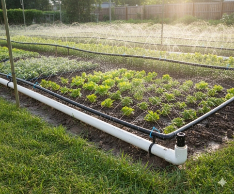 Ống Dẹp Tưới Phun Mưa Dẫn Nước Không Biên 60mm AVA-60