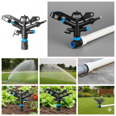 Béc Cánh Đập 4 Tia Tưới Phun Mưa 360 Độ Bán Kính 20m BB-9044