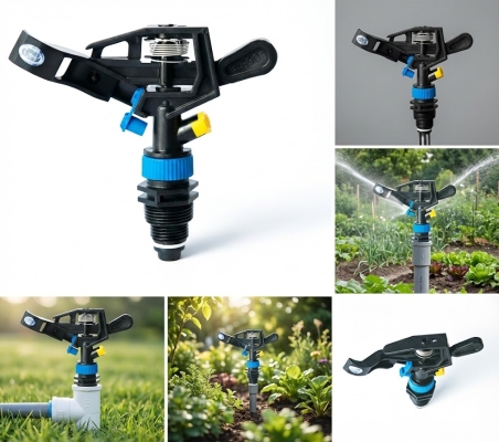 Béc tưới cánh đập nhỏ 2 tia ren ngoài 21-27 kiểu Malaysia BB-908