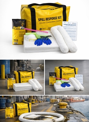 Bộ ứng phó nhanh sự cố dầu tràn vãi xách tay 30L Spilfyter OS091
