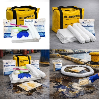 Bộ ứng phó nhanh sự cố dầu tràn vãi xách tay 30L Spilfyter OC091