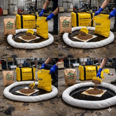 Bộ ứng phó nhanh sự cố dầu tràn vãi xách tay 72L Spilfyter OF092