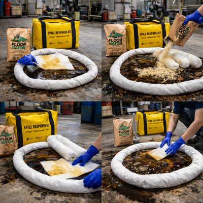 Bộ ứng phó nhanh sự cố dầu tràn vãi xách tay 72L Spilfyter OF092