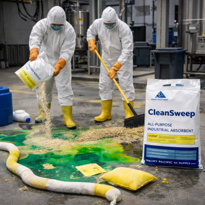 Bột thấm đa năng dầu và hóa chất tràn đổ cleansweep PSP100-060