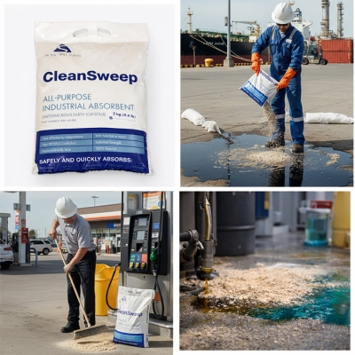 Bột thấm đa năng dầu và hóa chất tràn đổ cleansweep PSP100-060