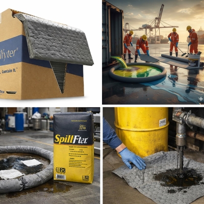 Tấm thấm hút đa năng cho tràn đổ dầu & hóa chất Spilfyter USG-75