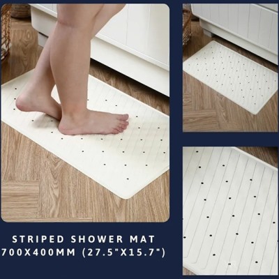 Thảm cao su chống trượt nhà tắm nhà vệ sinh WG-808 họa tiết sọc dọc