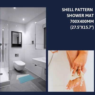 Thảm cao su chống trượt nhà tắm WG-809 họa tiết vân nổi cánh quạt