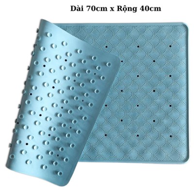 Thảm cao su chống trượt nhà tắm WG-809 họa tiết vân nổi cánh quạt