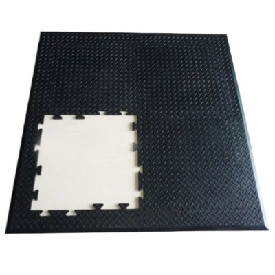 Thảm cao su lót sàn chống trơn trượt phòng tập Gym WG-715BK