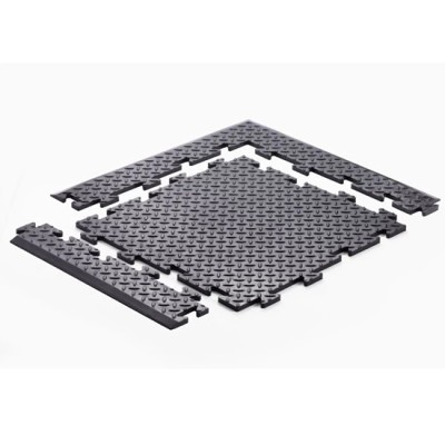 Thảm cao su lót sàn chống trơn trượt phòng tập Gym WG-715BK