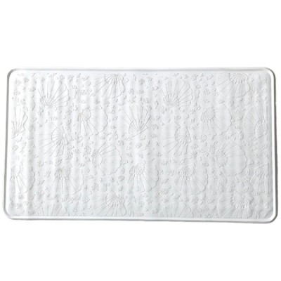 Thảm lót nhà tắm chống trượt chất liệu cao su họa tiết ốc biển WG-806