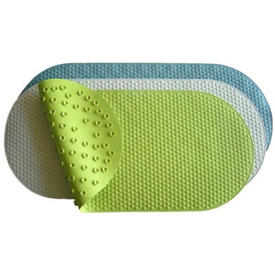 Thảm lót nhà tắm kiểu oval chân gai nhô ra và gối tựa WG-830