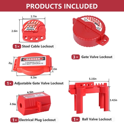Bộ khóa an toàn LOTO van & điện PROLOCKEY LG03-B1