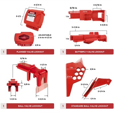 Bộ khóa LOTO an toàn van 63 món PROLOCKEY LK-TSK5B