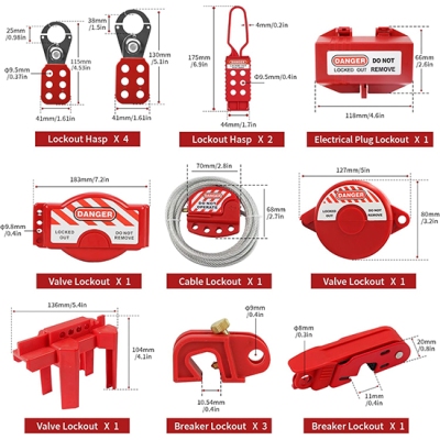 Bộ Khóa An Toàn LOTO Bảo Trì Van Và Điện PROLOCKEY LK-148757012